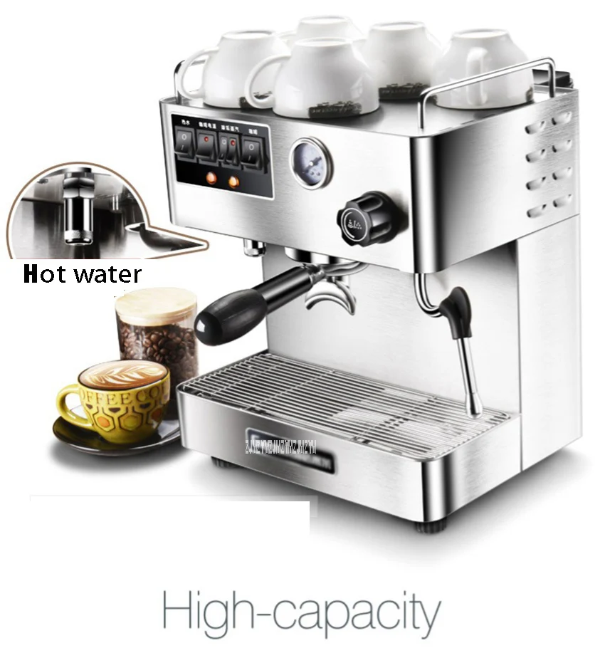 CRM3012 3000 Вт 15Bar автоматический эспрессо кофе Maker 1.7L пара тип молочный шарик кафе мокко капучино итальянская кофе-машина