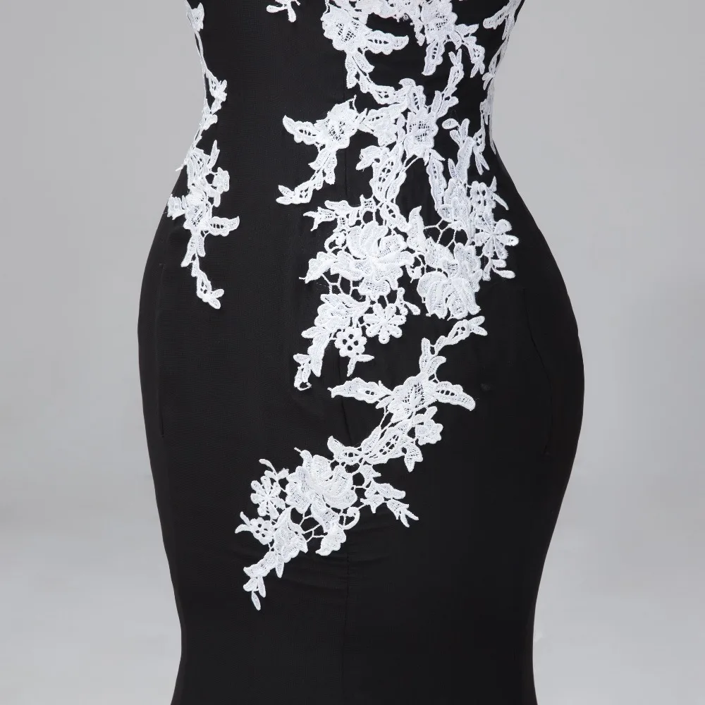 

Simple Long Evening Dress 2020 Black Mermaid Vestido De Festa Formal Dress Prom Dresses Robe De Soiree L1169