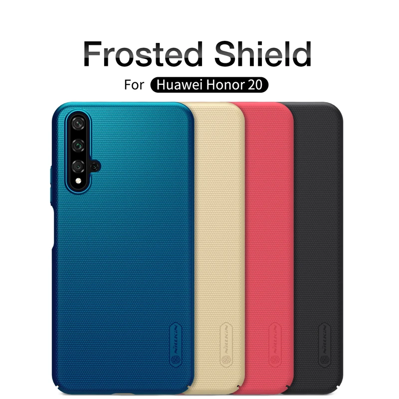 Чехол для huawei Honor 20, NILLKIN, Супер Матовый экран, матовая жесткая задняя крышка из ПК, Honor 20, чехол, подарок, держатель для телефона