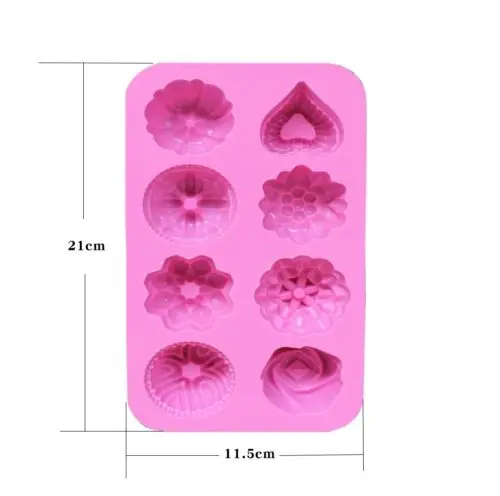 Изысканное цветочное животное Снежинка помадка форма для торта Пищевая