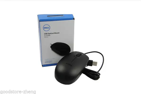Оригинальная оптическая USB мышь DELL MS111 с 3 кнопками цветная упаковка|mouse button|usb optical