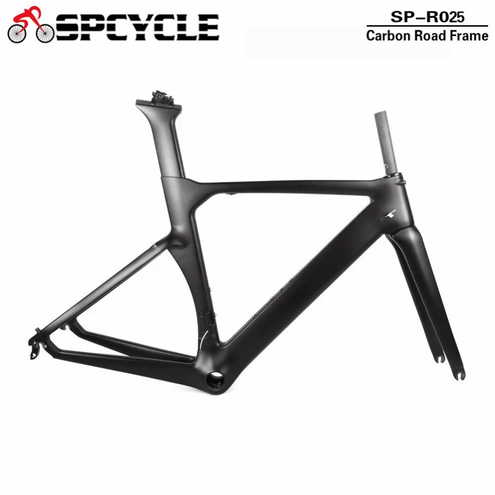 

Spcycle Aero Carbon Road Bike Frame BB386 Direct Mount Brake Road Bicycle Frame Di2&Mechanical Racing Frame 700C