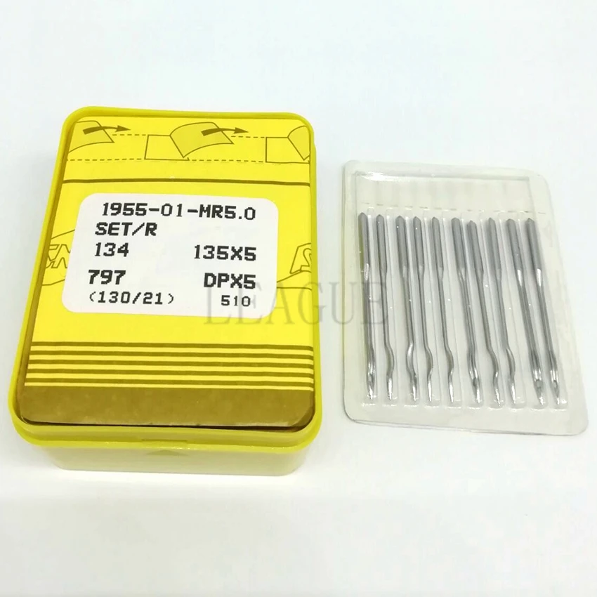 Компьютеризированная для игл для швейных машин DPX5MR DPx5 1955-01-MR. Промышленная игла 1 упаковка = 10 шт