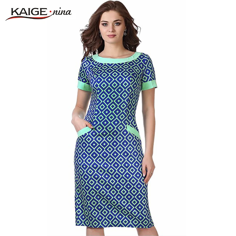 Kaige. Нина Новый женская Мода С Коротким рукавом Сетки Стиль Без Украшения Круглый