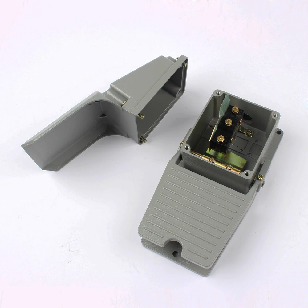 LT4 Педальный переключатель 5A AC 380V 15A AC 250V материал алюминий LT4