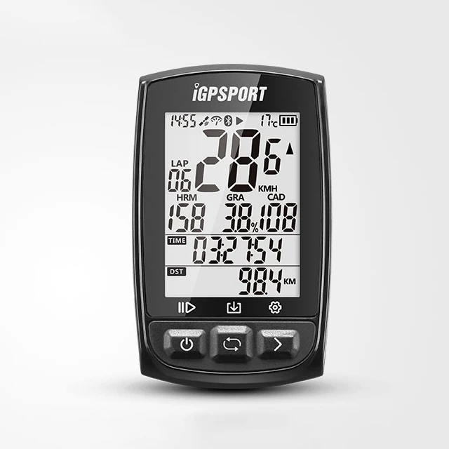 Black with support IGPSPORT IGS50E gps велосипедный компьютер беспроводной IPX7 водонепроницаемый велосипедный Цифровой Секундомер Велосипедный Спидометр ANT+ Bluetooth 4,0 - Цвет: Black with support