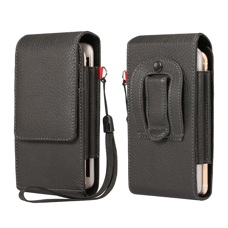 Повседневная поясная сумка для мужчин чехол из искусственной кожи с двумя