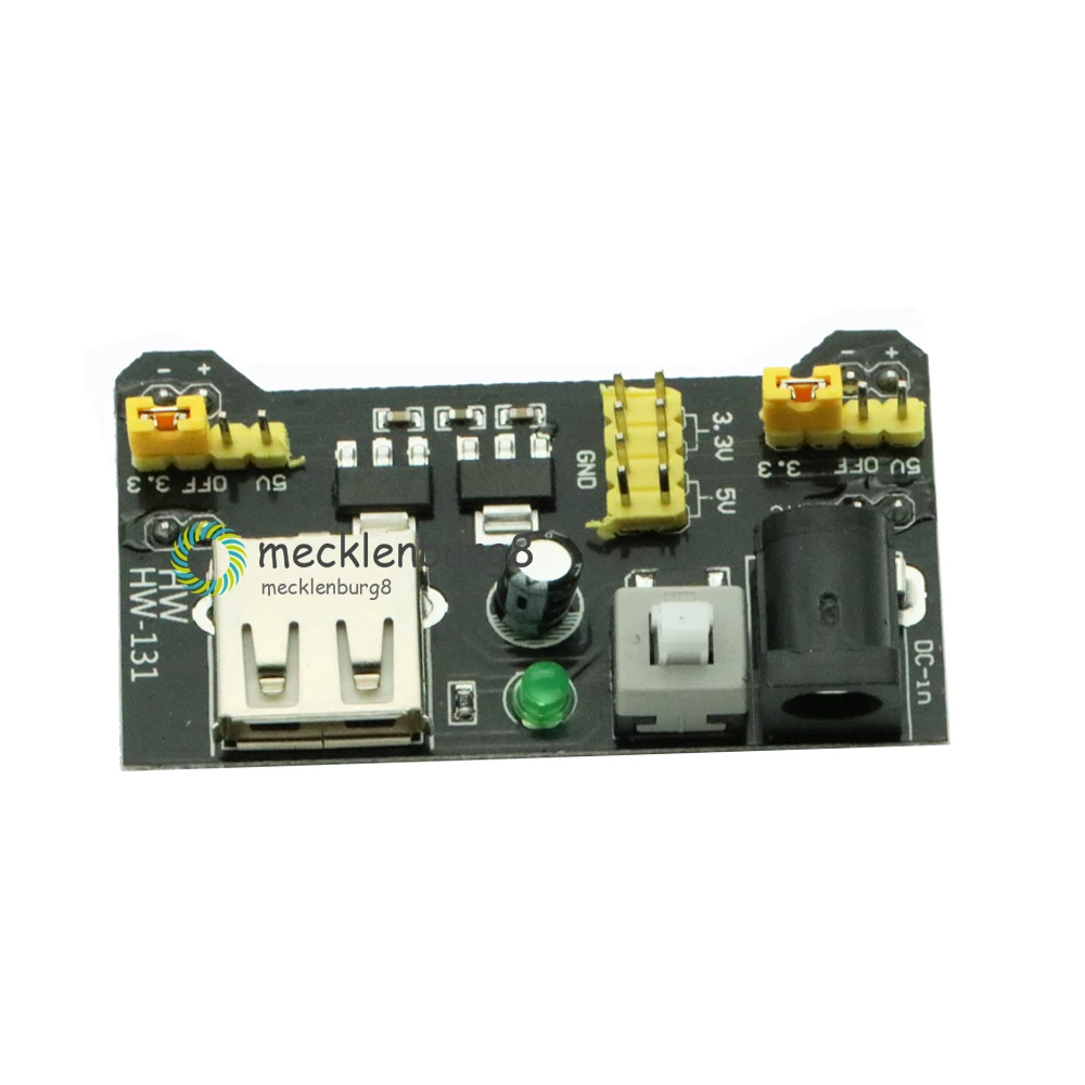 5 шт. Макет MB102 модуль питания 3 В для Arduino без пайки плата хлеба регулятор