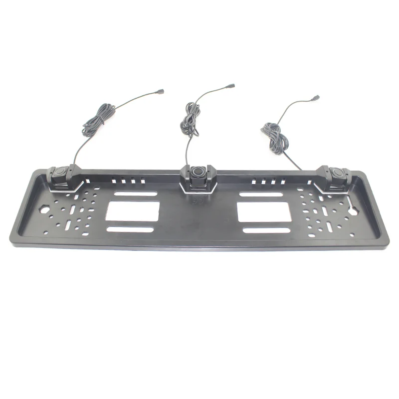 

New Car Parking Sensor LED Display European License Plate Frame Vehicle Backup Radar Punch Free CSL2018