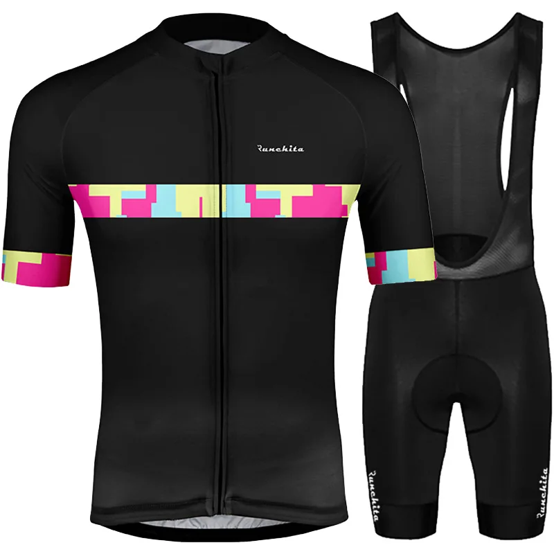 

Maillot ciclismo hombre RUNCHITA Cycling Jersey MTB Maillot Bike Jerseys High Quality 2019 Pro short sleeve Bicycle Clothing set