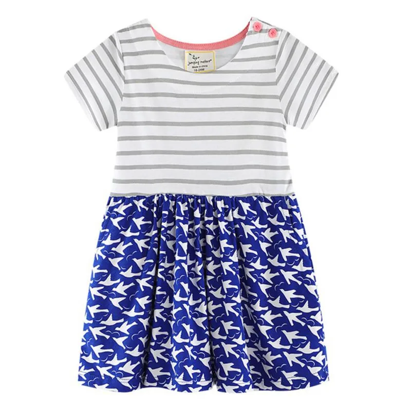 children clothing girls clothes toddler girl dresses Toddler Baby Kid Pattern Dress Stripe Outfit Clothes summer dress | Детская одежда