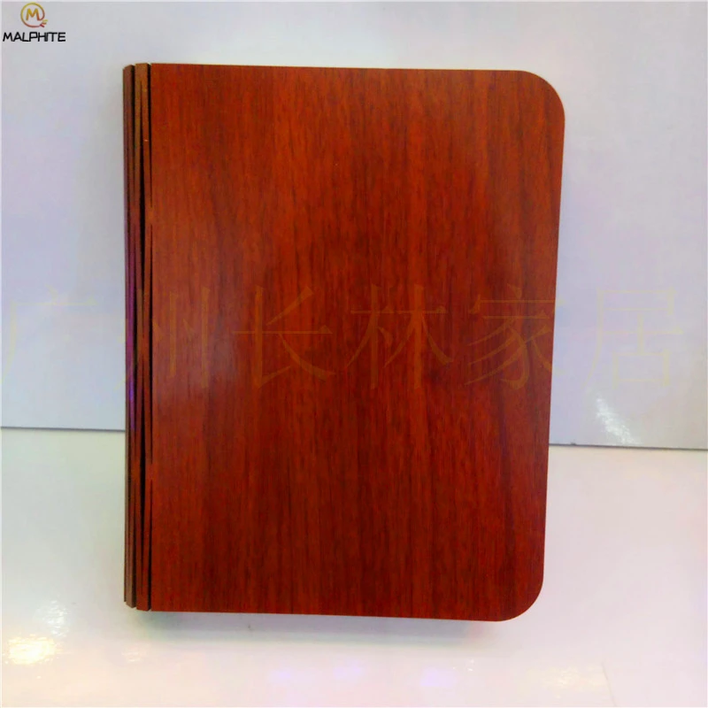 Складная деревянная лампа для книг светодиодный ночник с USB-зарядкой красочная