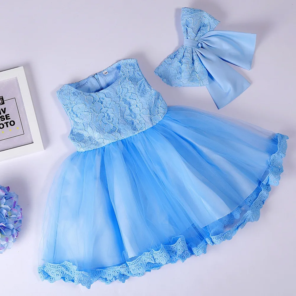 Robe Fille/платье для маленьких девочек сетчатая газовая юбка-американка кружевное