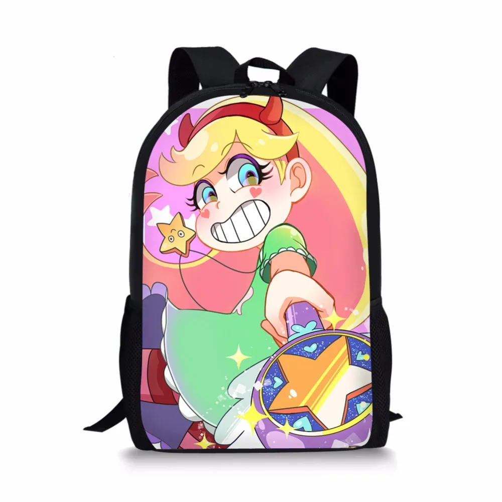2019 горячая аниме школьные сумки Звезда против силы злых рюкзак для детей девочек