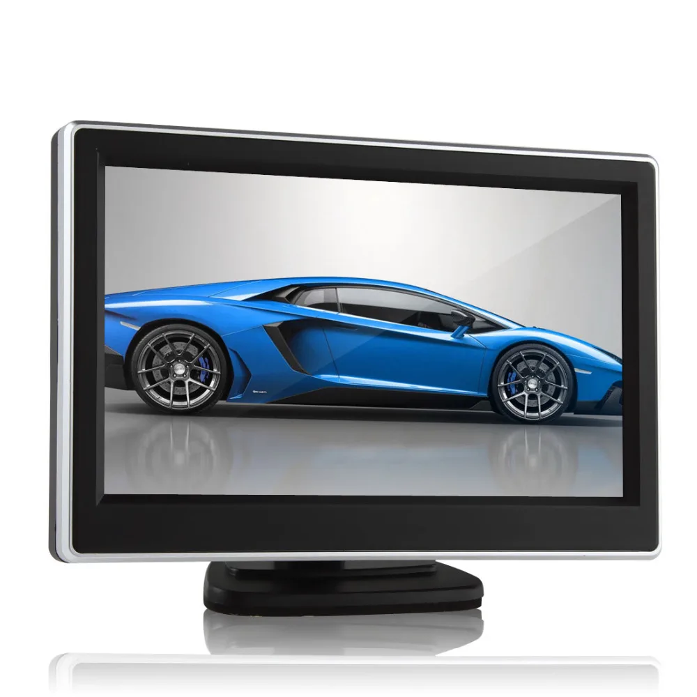 5 дюймов 480x272 пикселей TFT LCD Цифровая панель цветной автомобильный монитор заднего