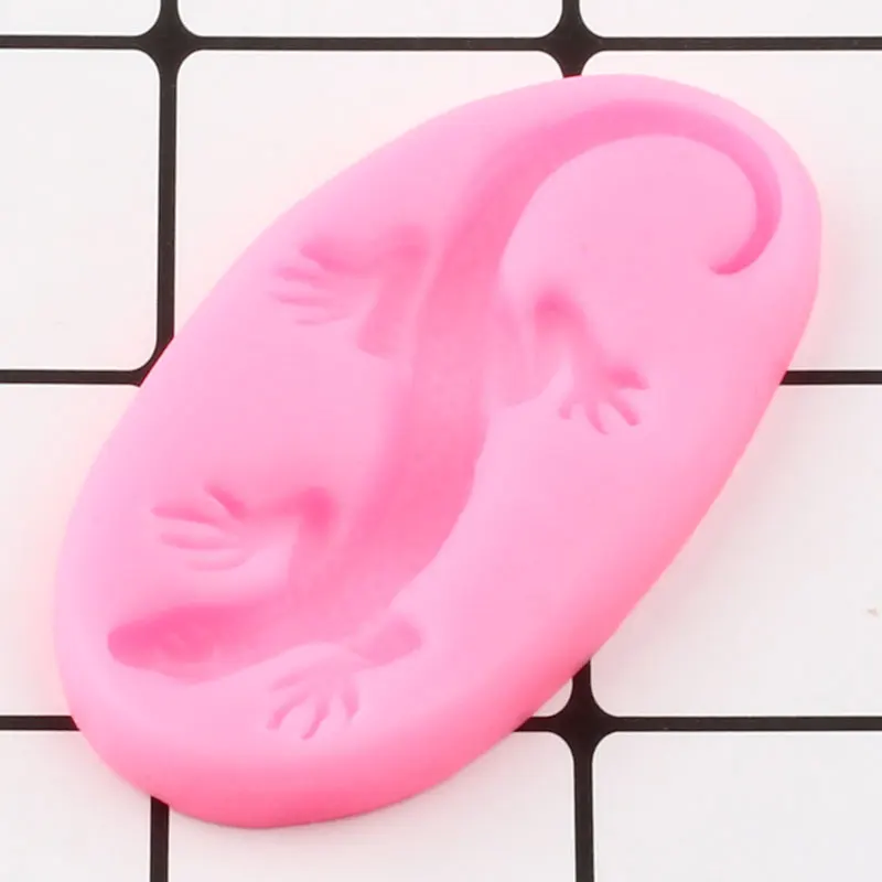 Силиконовые формы для ящерицы инструменты украшения тортов из мастики Gecko Salamander