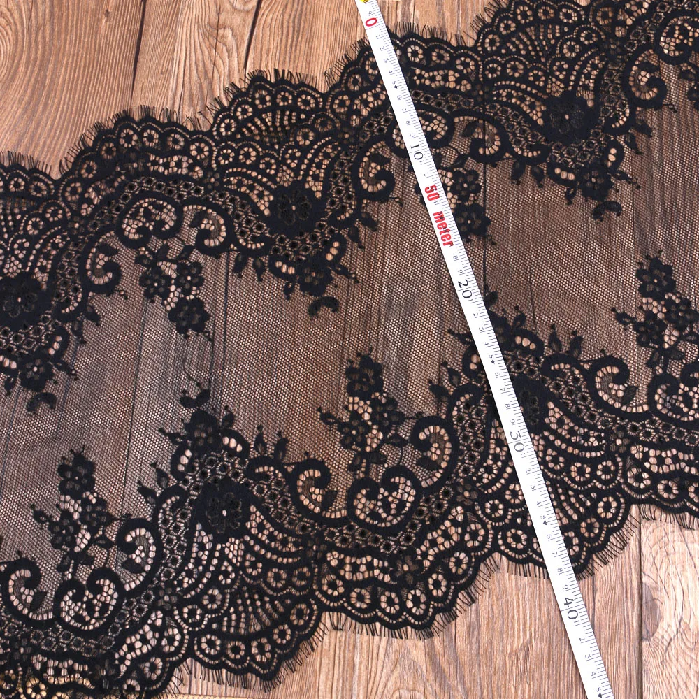 NBHB лучшее качество черно белая кружевная отделка ресниц 3 метра сделай сам