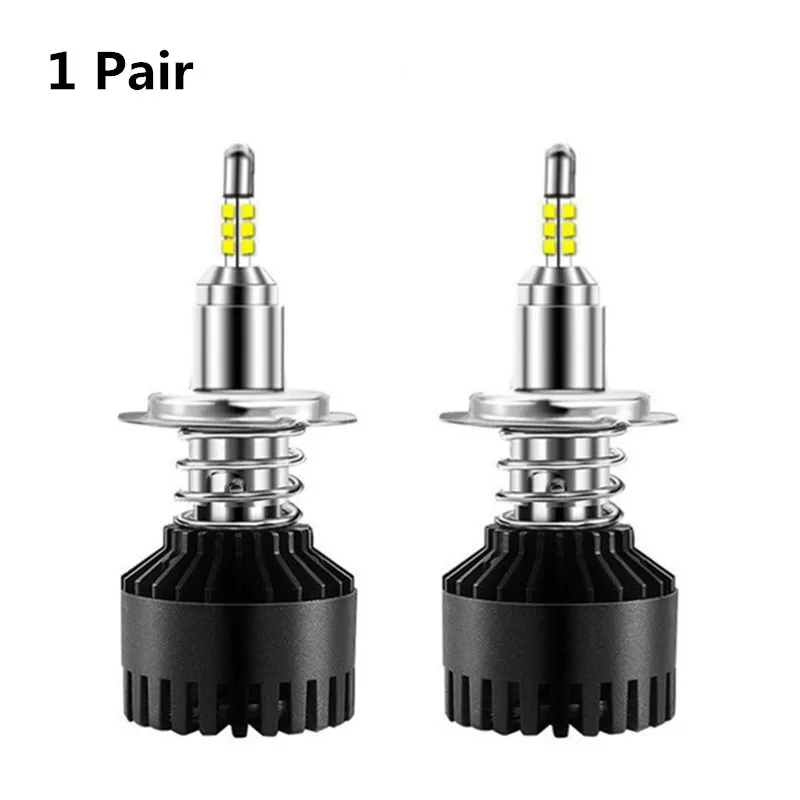 1 Pair С 4-х сторон SAMSUNG 12-18 шт. чипы H7 светодиодный H4 10000LM H1 H11 9005 9006 HB4 H8 D4S автомобильные головные фары лампы 6500 к Противотуманные фары DC12V - Испускаемый цвет: 1 Pair