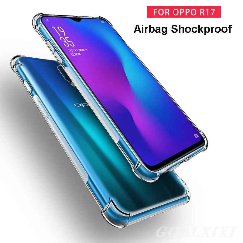 For OPPO R17 R15 F11 F9 Pro F7 F5 F3 AX7 AX5 A7 A5 Case HQ Airbag Shockproof Soft Silicone TPU Back Portective Cover Skin |