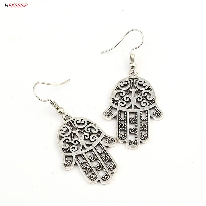 HFXSSSP креативные модные серьги с вырезами в виде пальмы Винтажные ажурные сережки