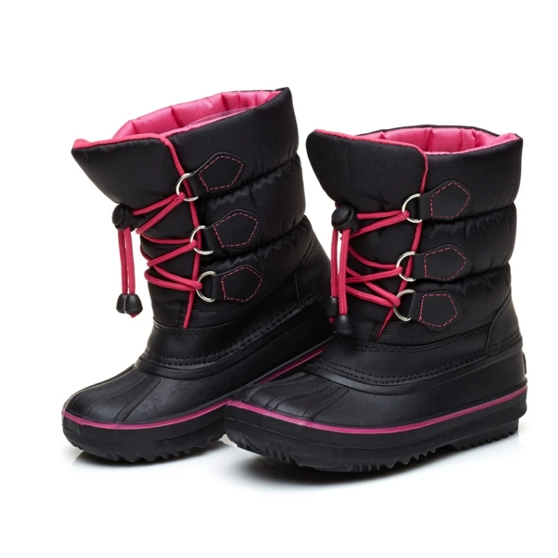 2020 зимние детские плюшевые теплые сапоги для мальчиков и девочек Нескользящие на