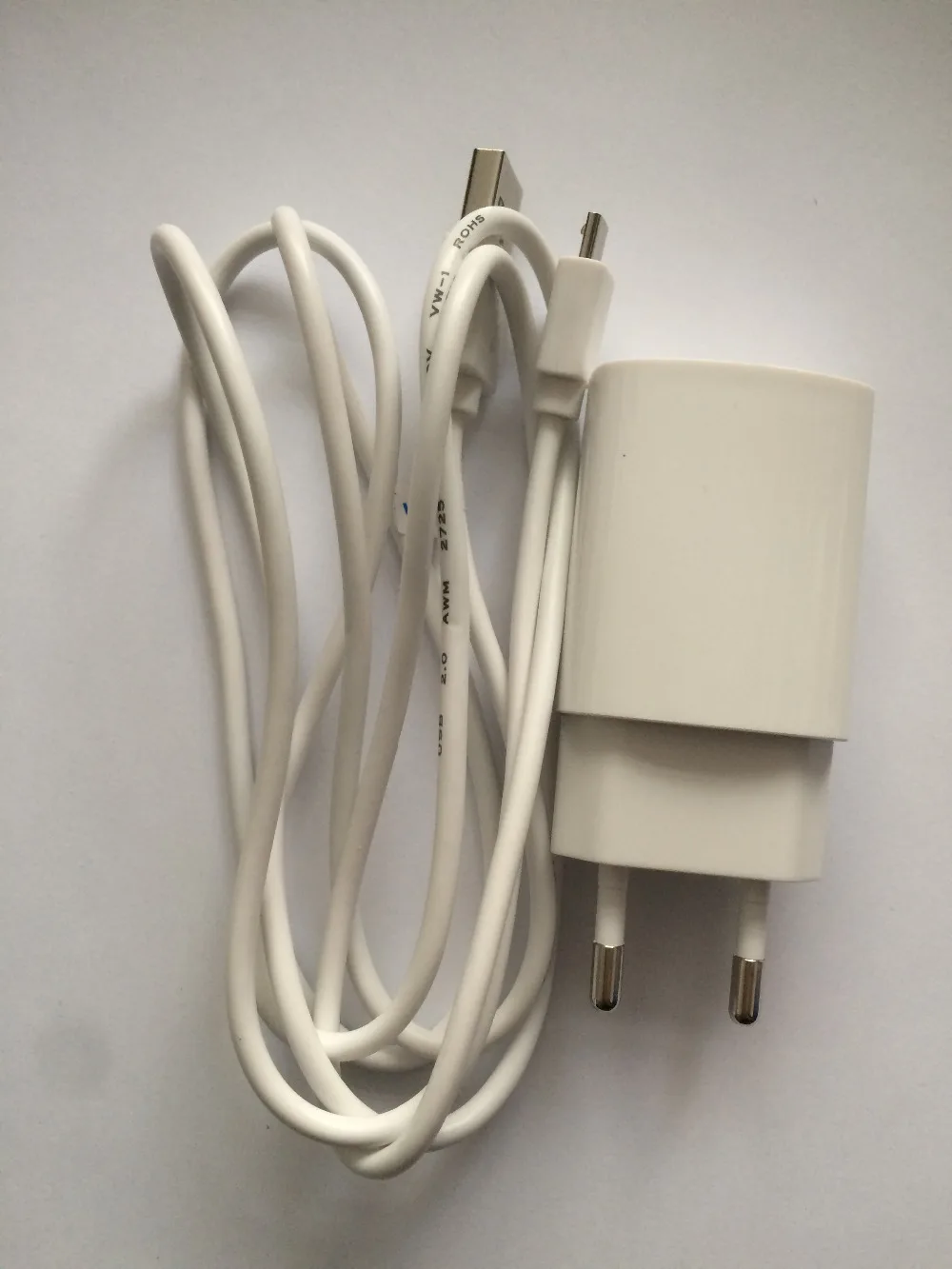 Дорожное зарядное устройство + USB-кабель USB для VKworld T1 Plus MTK6735 четырехъядерный 6 0