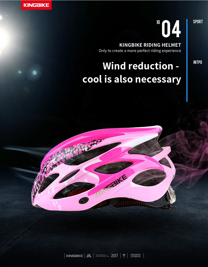 KINGBIKE велосипедные сверхлегкие шлемы MTB дорожный велосипедный шлем розовый для женщин велосипедные шлемы Caschi Ciclismo Capaceta Da Bicicleta