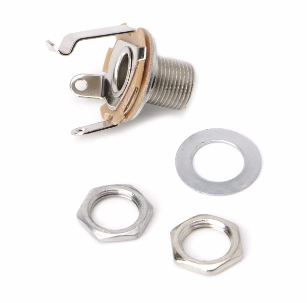 Новинка 1/4 &quotмоно гнездовой разъем для электрической гитары бас|for electric guitar|input