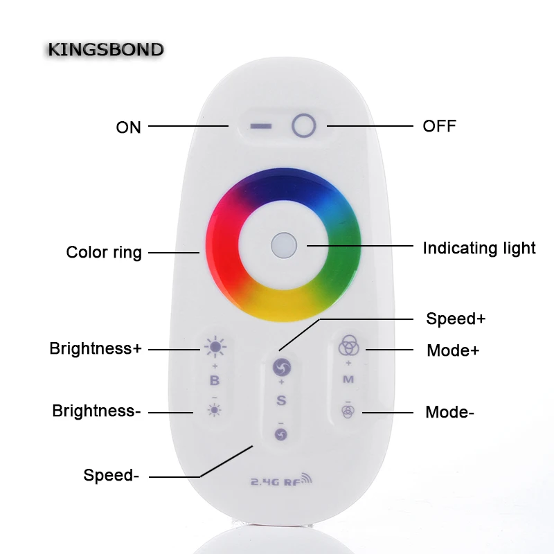 Водонепроницаемая IP65 5m 300 светодиодный s 5050 RGB Светодиодная лента + 1 шт. сенсорный
