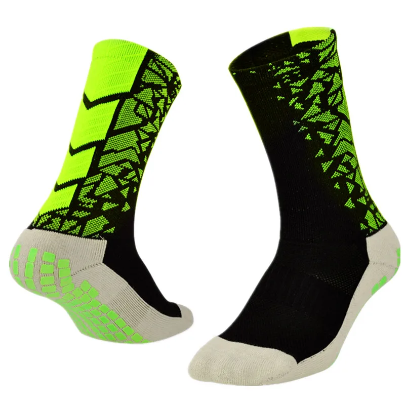 Для мужчин спортивные Нескользящие футбольные носки Профессиональные