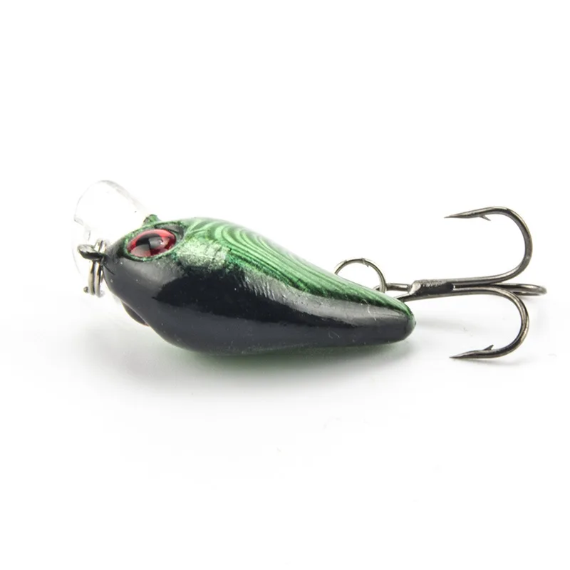 5 шт./лот распродажа 3 см 1 г Crankbait пластиковая воблер рыболовная плавающая