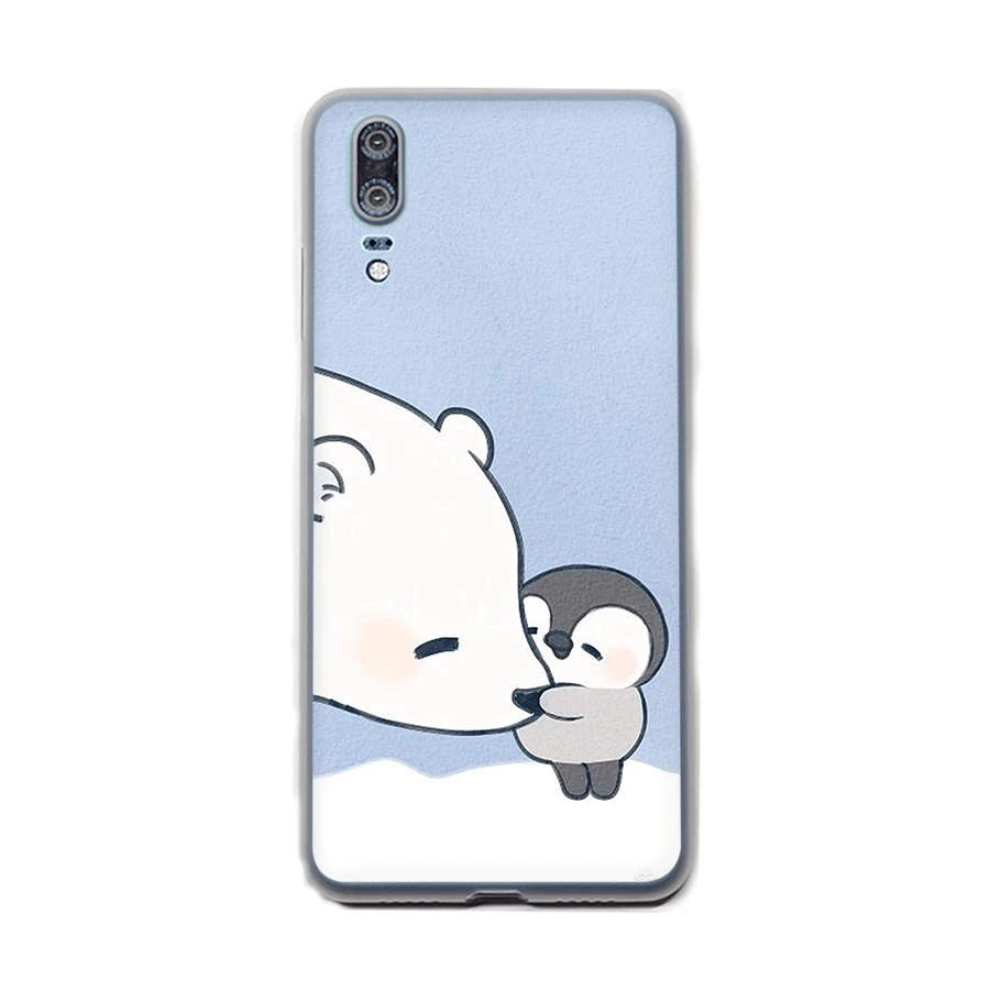 Чехол Desxz с милым пингвином полярным медведем для Huawei Honor 6A 6C 7A 7X 8 9 Lite 9i 10 Play 8C Note