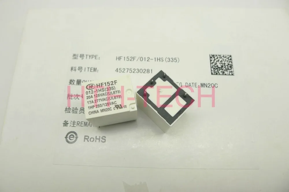 HF152F-024-1HS HF152F-005-1HS HF152F-012-1HS NF7100E24 HF152F-012-1Z реле мощности 20A 250VAC 4 контакта |