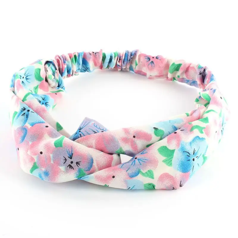 Для женщин девочек волос Эластичный Бант Hairband Тюрбан Завязывают Кролик оголовье