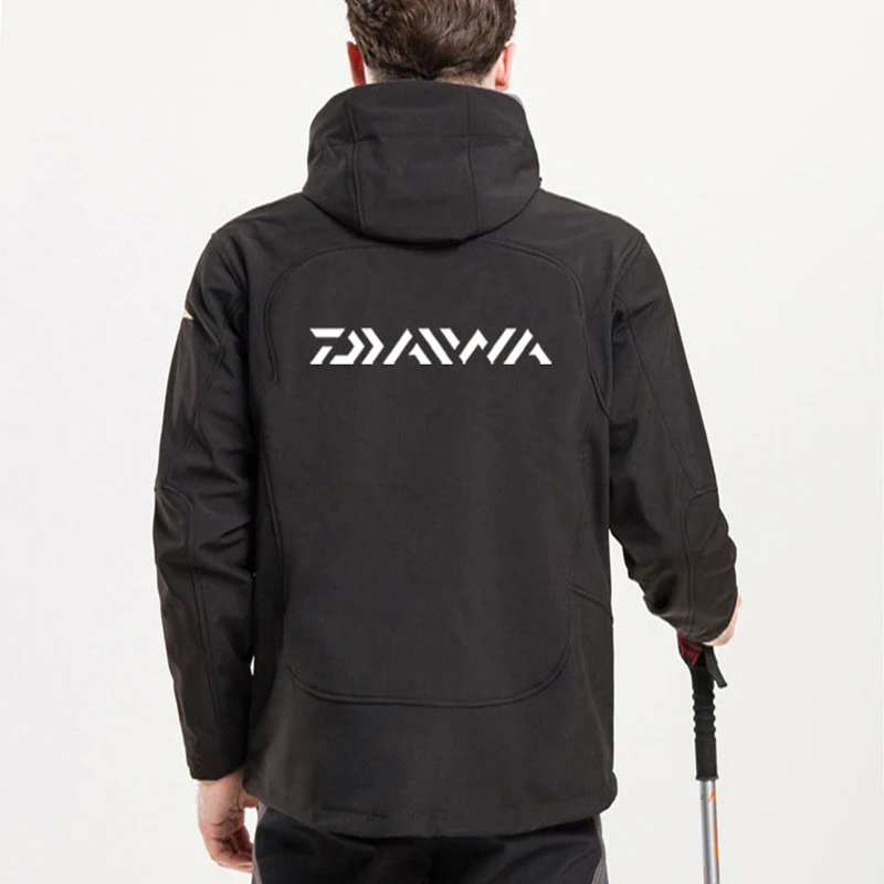 2018 осенние и зимние Daiwa Рыболовные костюмы мягкая оболочка флис теплый верхняя