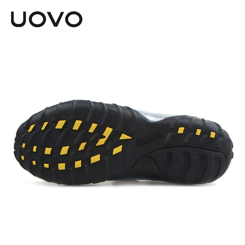 

UOVO Spring Autumn Kids Shoes Sport Shoes Boys Running Shoes Hook And Loop Toddler Boy Shoes Breathable Casual Sneakers #26-35