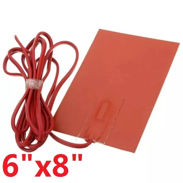 Нагреватель силиконовый для блока двигателя 6 х8 дюймов 300 Вт 220 В|Электрические