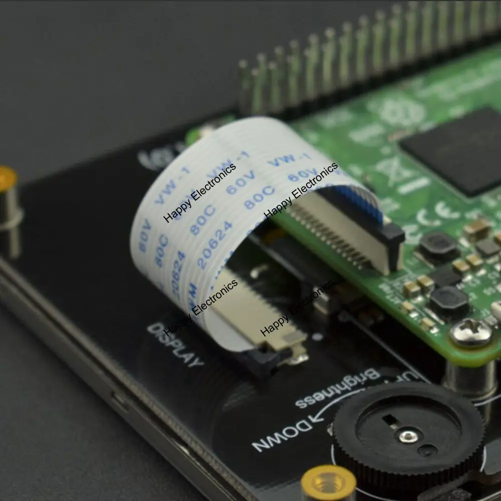 Емкостный сенсорный экран DFRobot 5 дюймов 800x480 совместимый с Raspberry Pi 3B +|Промышленные