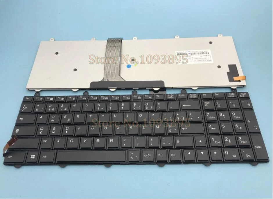 Новая клавиатура Azerty Belgium для Clevo P150EM P170EM P370EM P570WM P570WM3 P150SM-A клавиатура с подсветкой V132150BK3