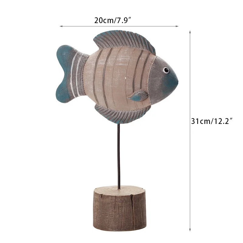 Европейский полимерный орнамент для влюбленных мебель с рыбами статуэтка