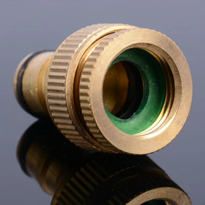 Латунный шланг соединитель крана 1/2 до 3/4 ярдов водопроводная резьба адаптер