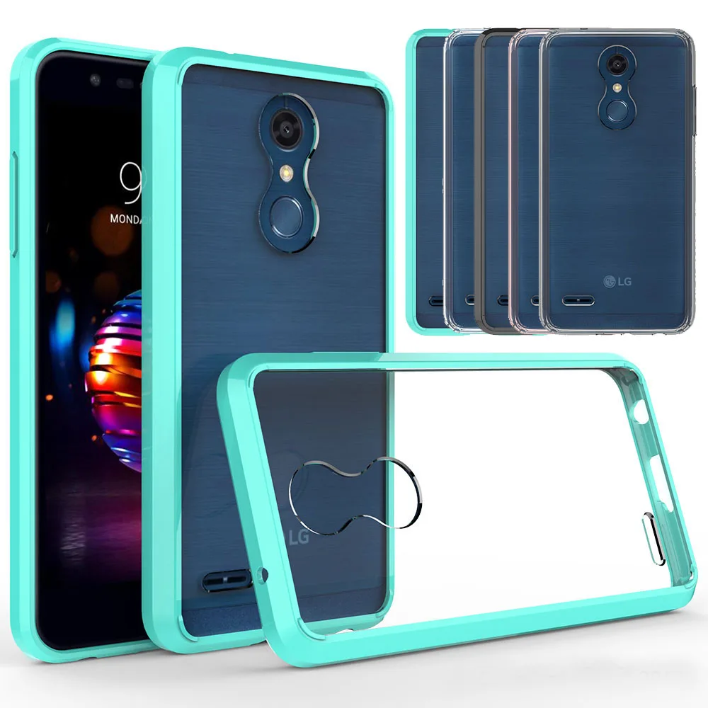 Slim Fit Transparent Clear Case Scratch Resistant Shockproof Hard Back Cover For LG K10 2018 / K30 Alpha Premier Pro LTE | Мобильные