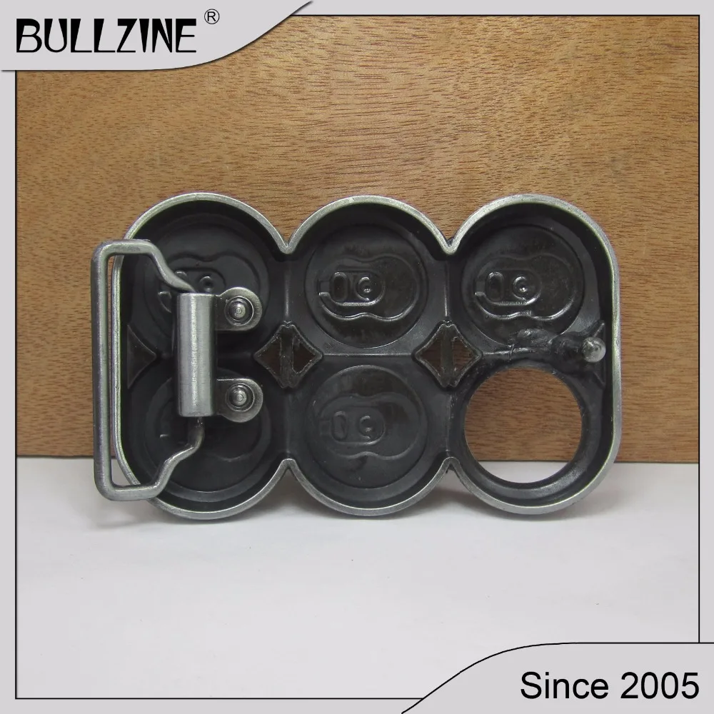 Пряжка ремня Bullzine Western с оловянной отделкой FP-02456 подходит для ремня шириной 4 см