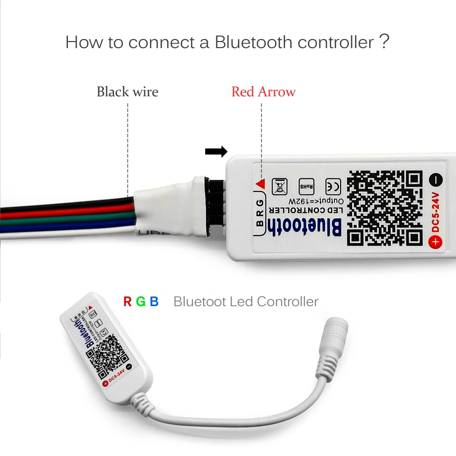 Bluetooth RGB + W и светодио дный светодиодные ленты свет водостойкий SMD 5050 2835 5 м/лот