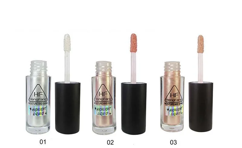 Хайлайтер для лица Водонепроницаемый контур макияж осветитель Shimmer Glow Gold жидкие хайлайтеры Макияж Блеск Высокая зажигалка