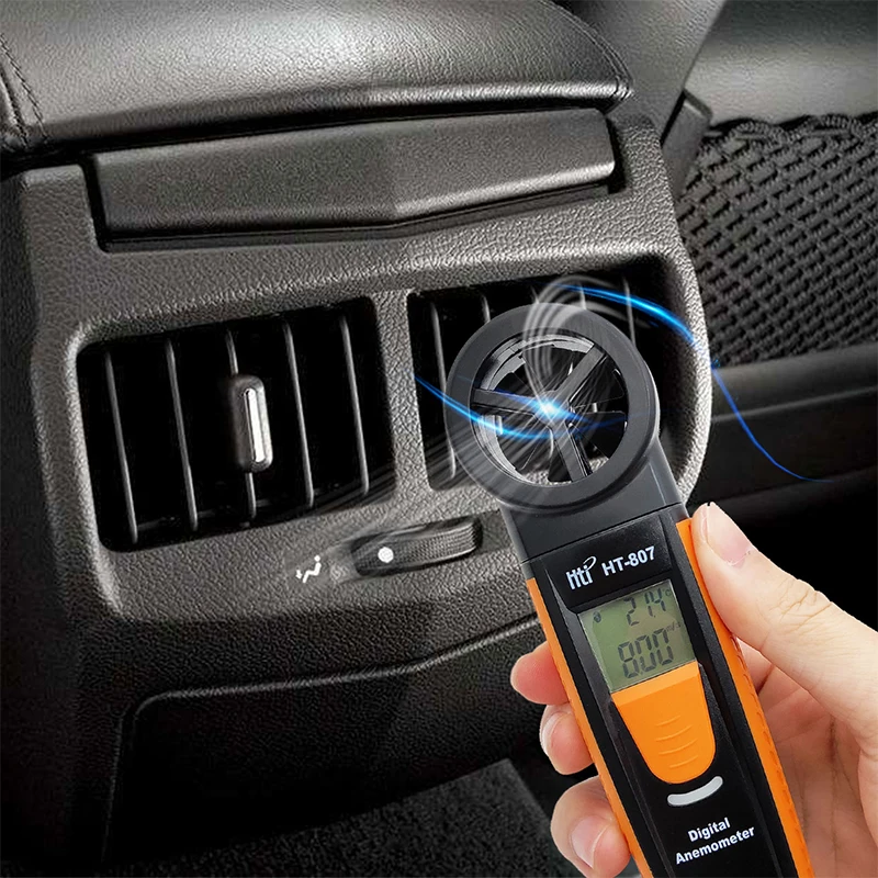 Цифровой анемометр Tti Mini с bluetooth измеритель скорости ветра и температуры