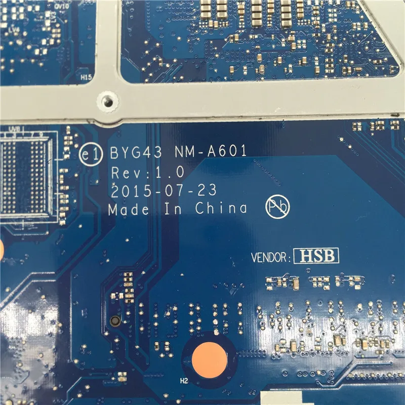 Материнская плата для ноутбука YOGA 700-14ISK yogo 700-14lSK BYG43 NM-A601 5B20K41655 I7-6500U CPU 100% полностью