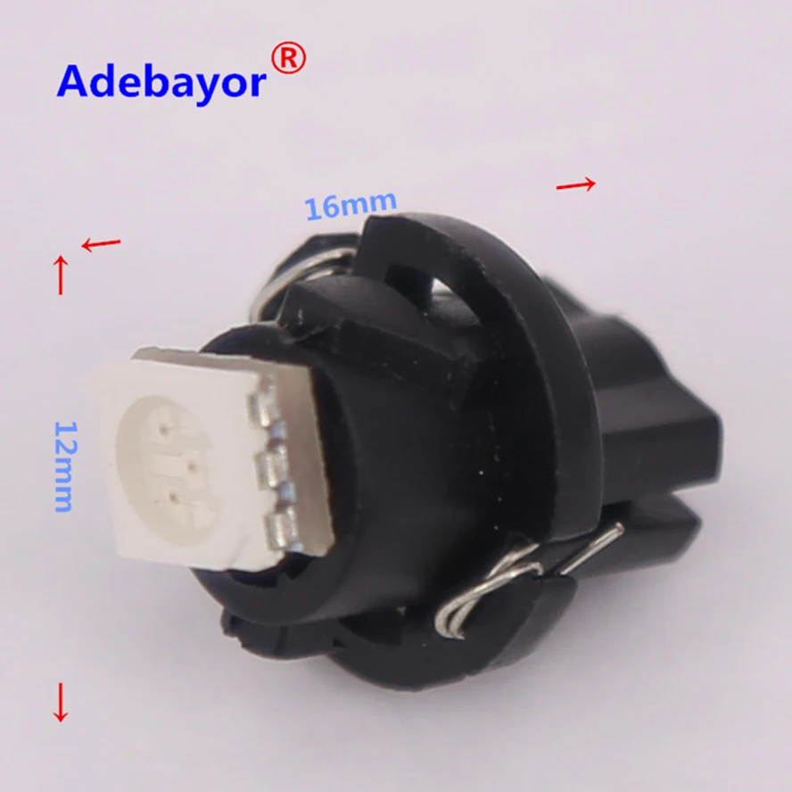 Оптовая продажа 30 шт автомобилей светодиодный лампы 194 168 W5W T5 1SMD высокой мощности