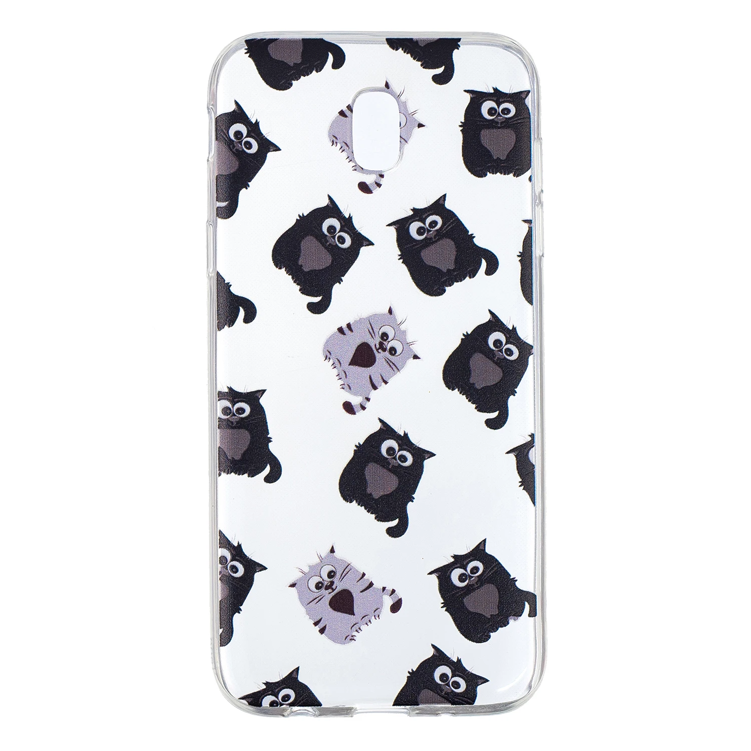 Прозрачный чехол для samsung Galaxy yj730 funny Skin Coque Bumper back Чехлы J7 2017 мягкие силиконовые
