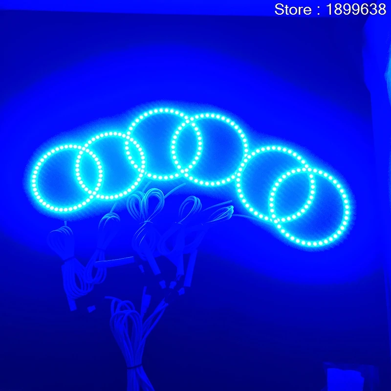 Для Alfa в римском стиле 159 2004-2011 RGB светодиодный фар колец halo ангел демон глаза с